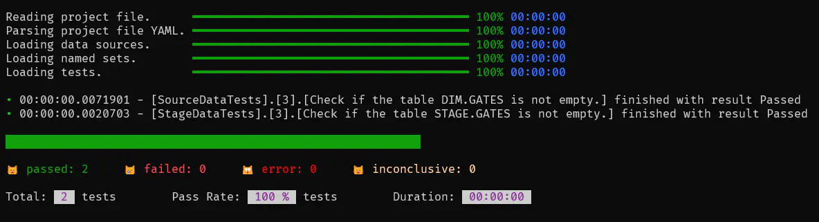 Run only some tests with CAT CLI